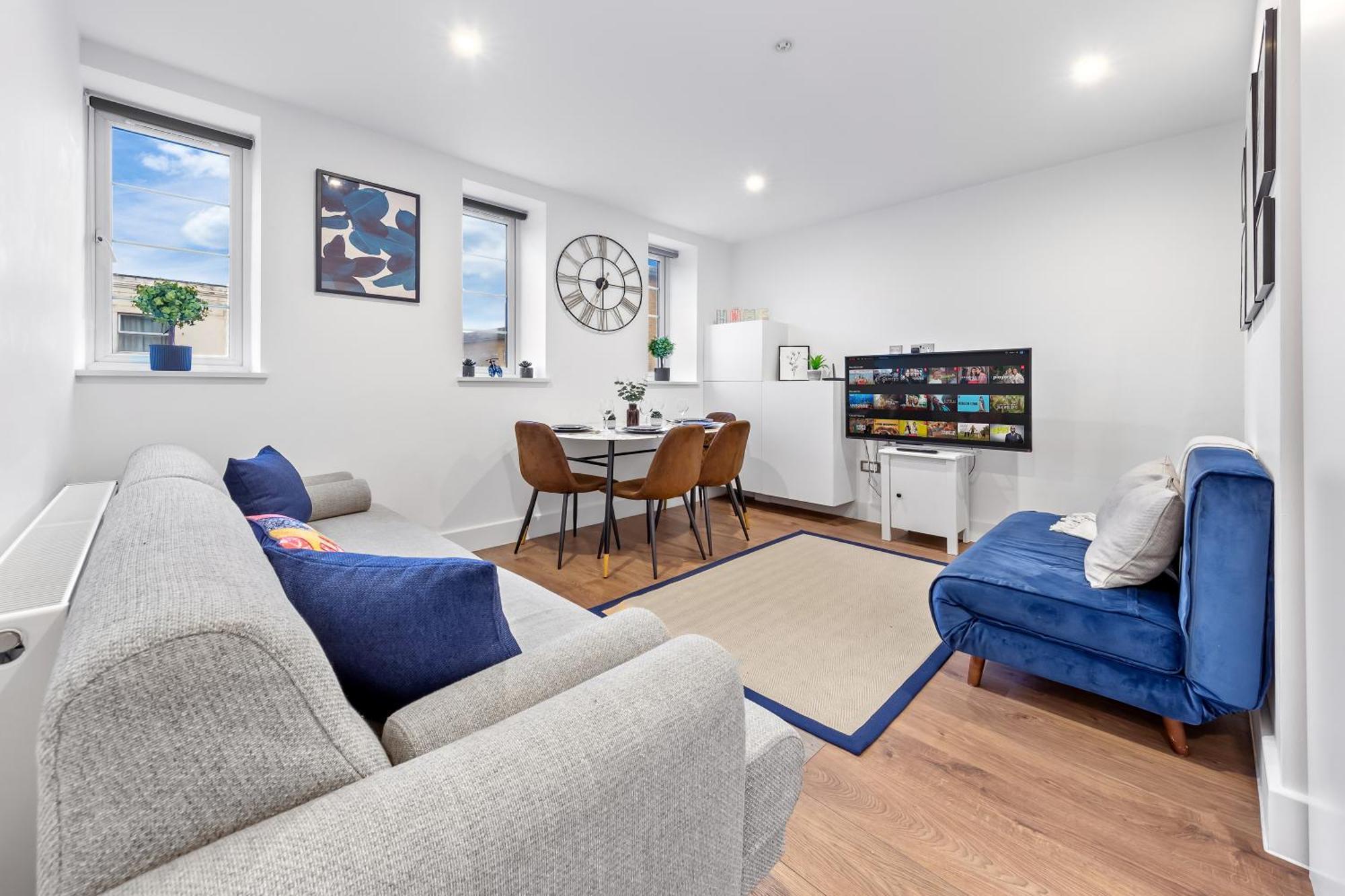 Central London Two Bedroom Serviced Apartment - Nine Elms Luxury Stay - Vauxhall & Westminster Dış mekan fotoğraf