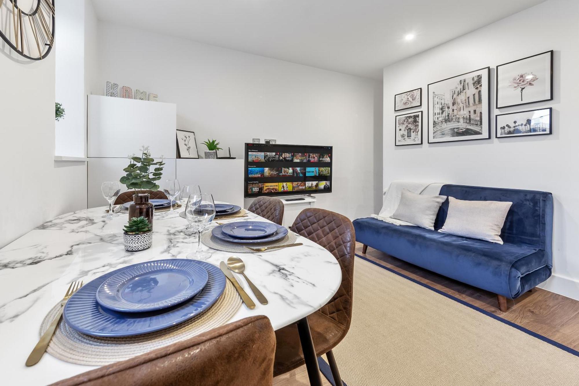 Central London Two Bedroom Serviced Apartment - Nine Elms Luxury Stay - Vauxhall & Westminster Dış mekan fotoğraf